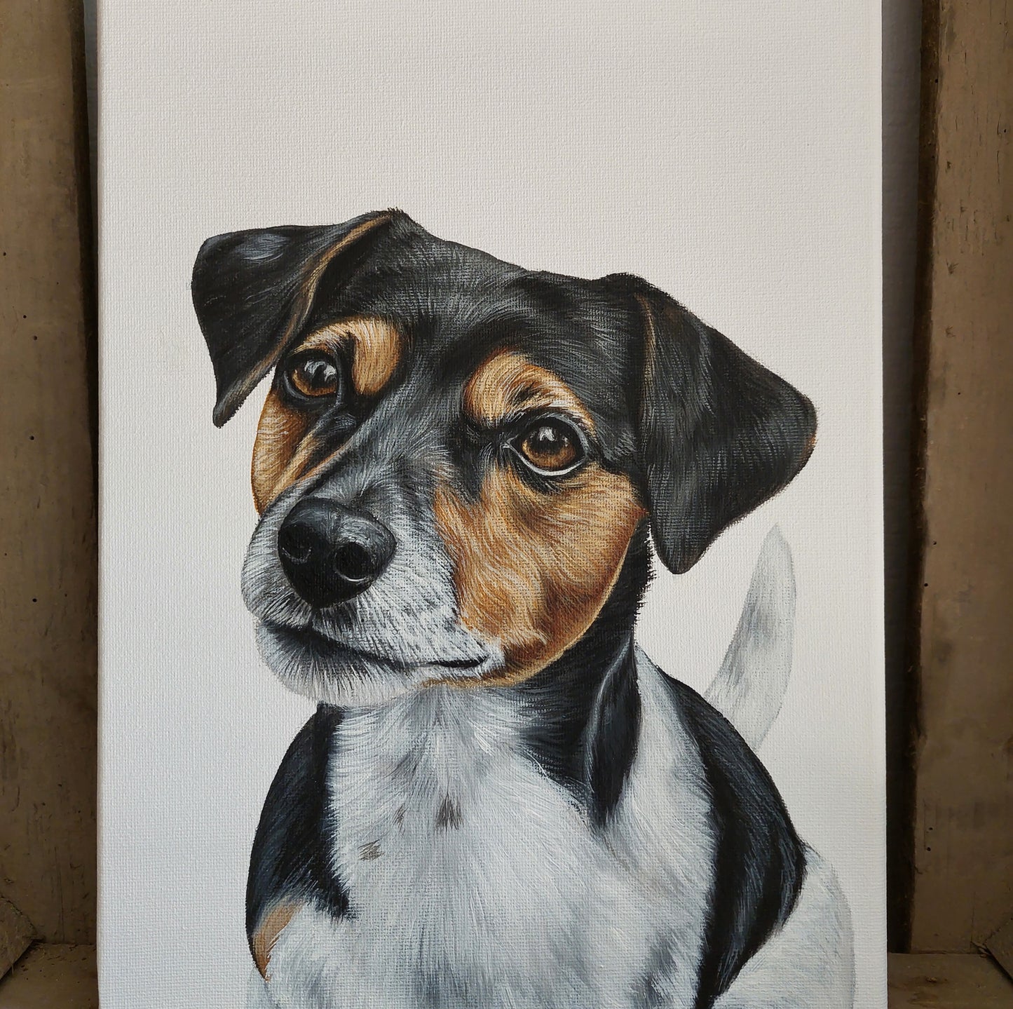 Custom Pet Portrait Small Canvas