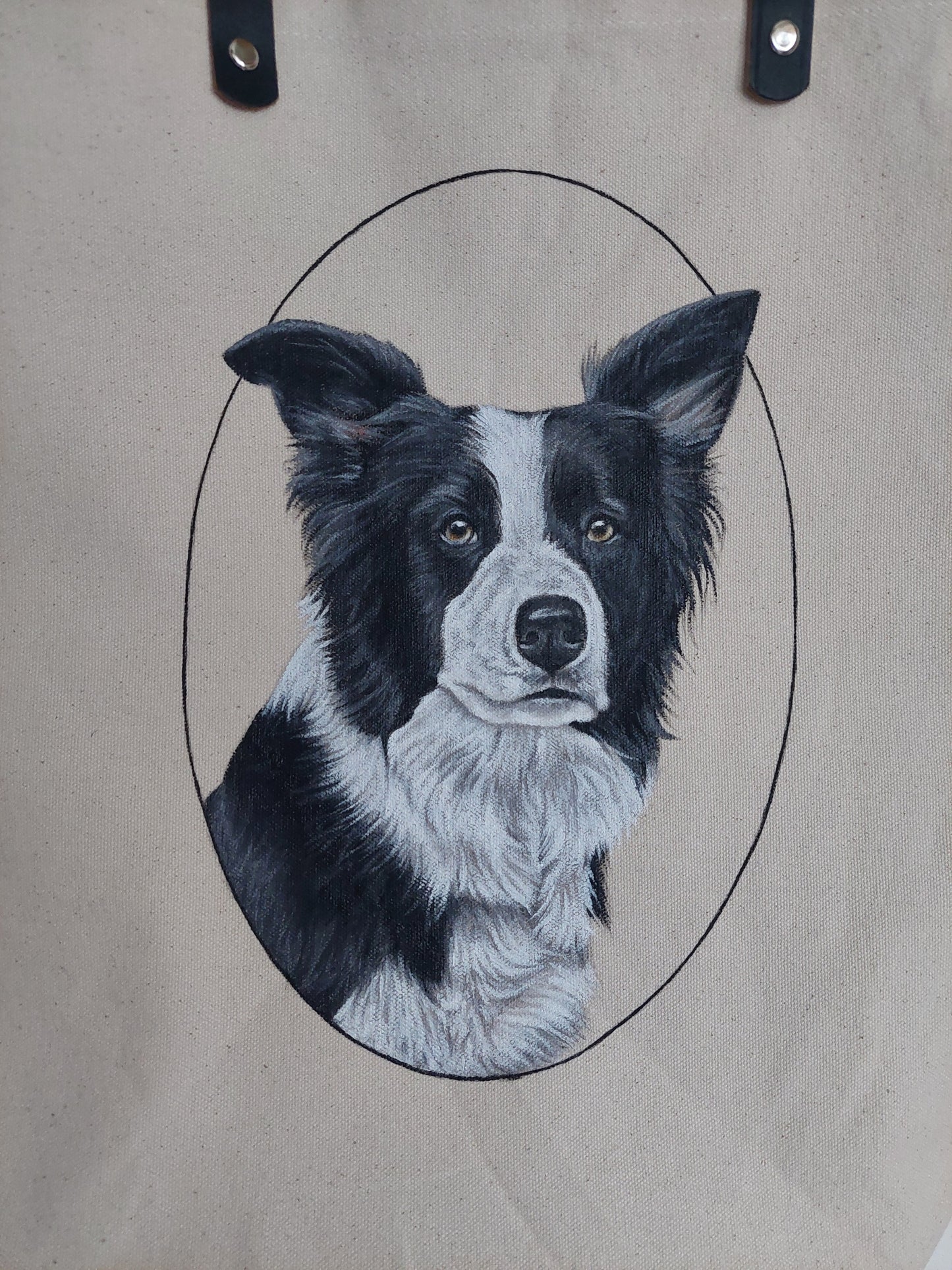Custom Pet Portrait Tote Bag