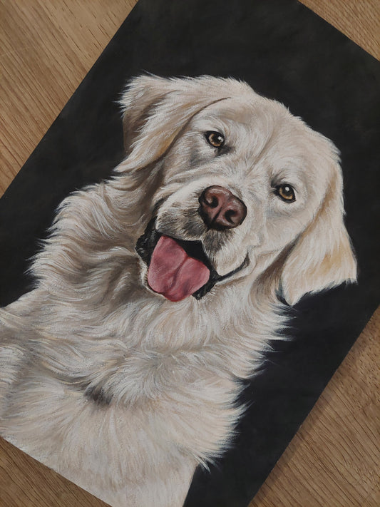 Custom Pet Portrait Card