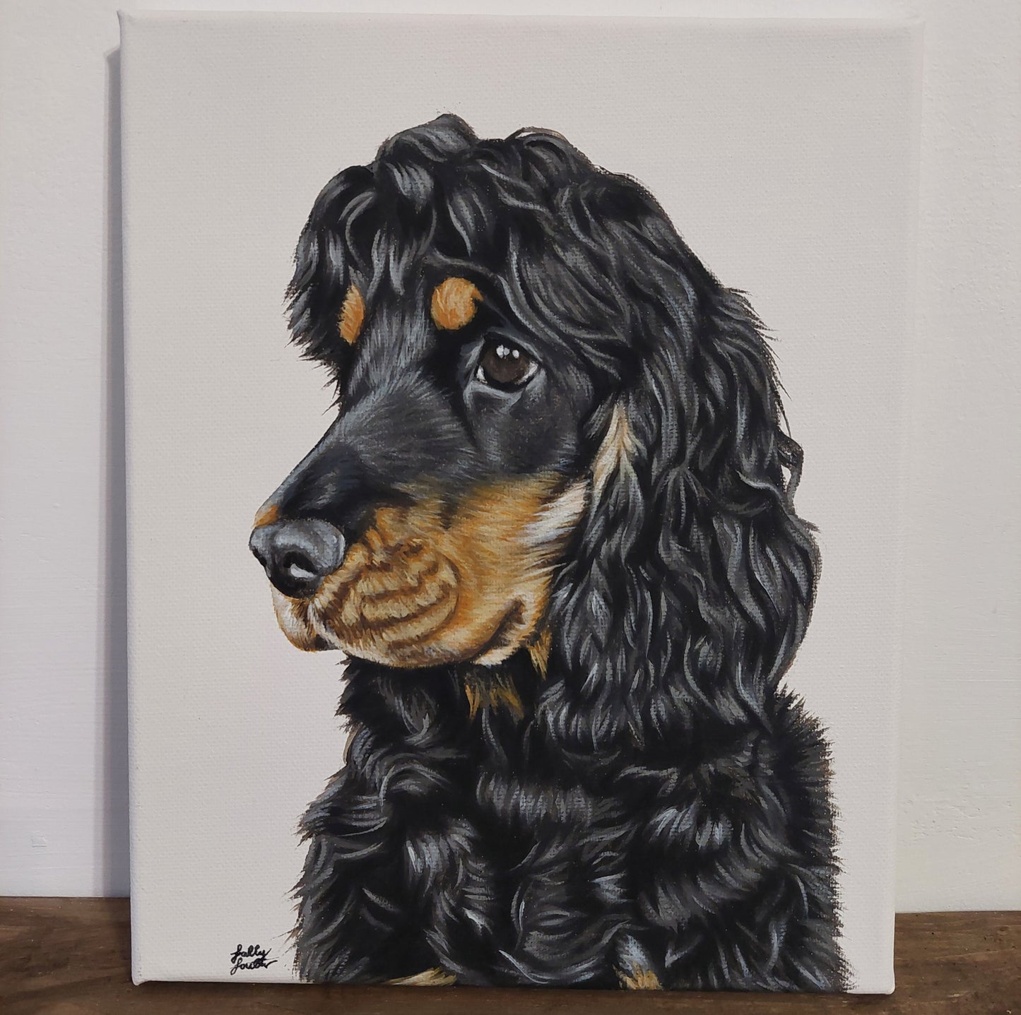 Custom Pet Portrait Small Canvas
