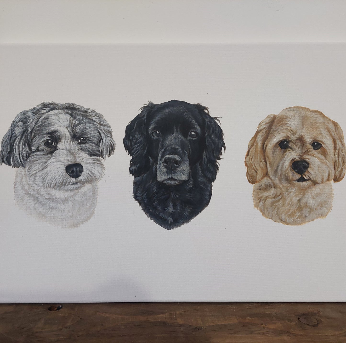 Custom Pet Portrait Small Canvas