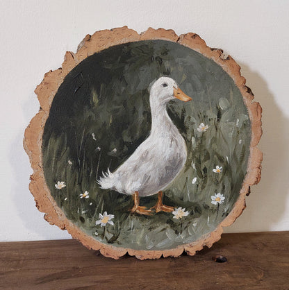 Vintage Style Duck Painting