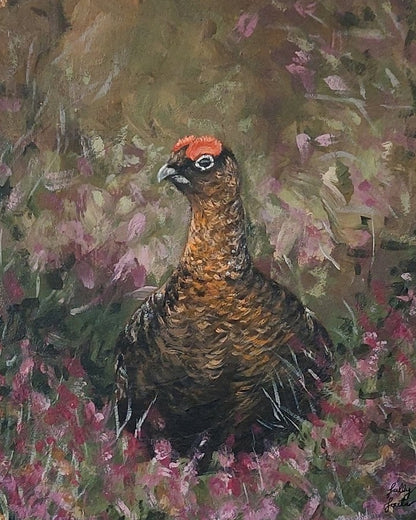 Grouse Among Heather - Print