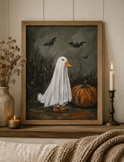 The Ghostly Duck Print