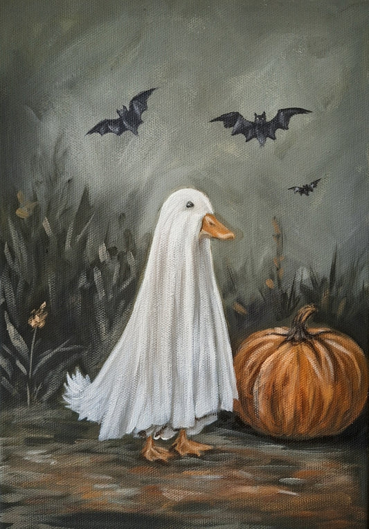 The Ghostly Duck Print