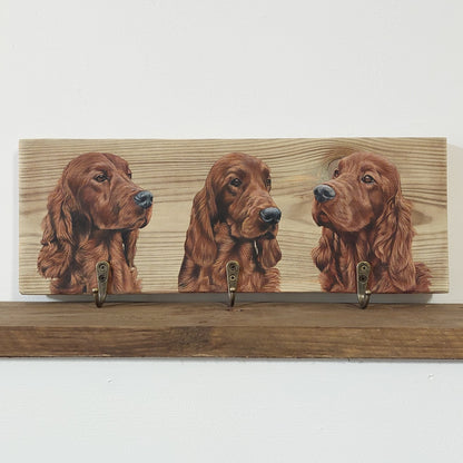 Pet Portrait Wooden Lead Holder
