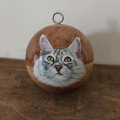 Pet Portrait Christmas Bauble