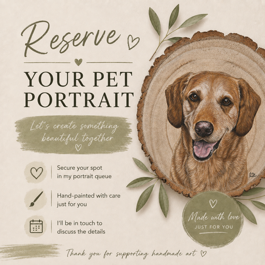 Reserve Your Pet Portrait